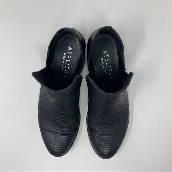 Ateliers Zale Black Work Bootie Women’s Size 38 - Picture 2 of 11